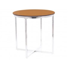 Apaļš kafijas galdiņš CRYSTAL B